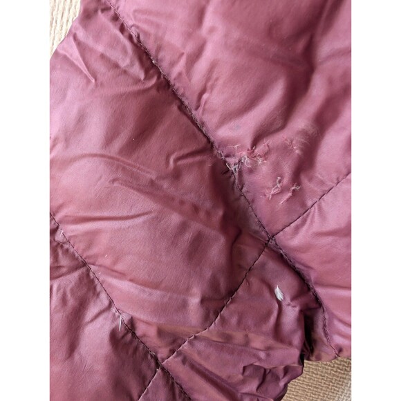Patagonia Puffer Jacket Women's Small Burgundy Full Zip Insulated Down Coat - Picture 16 of 16